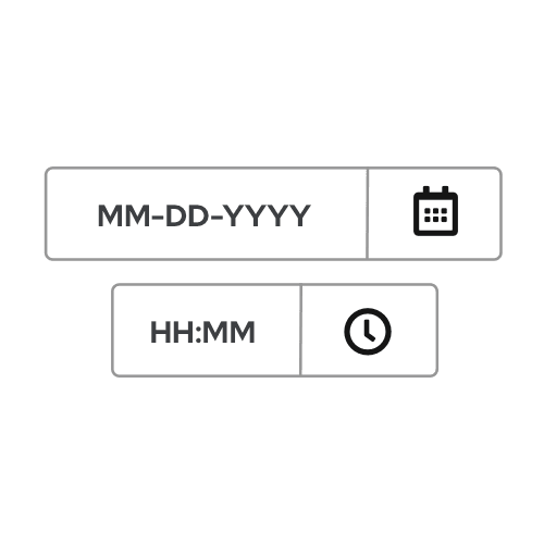 Date and time picker illustration