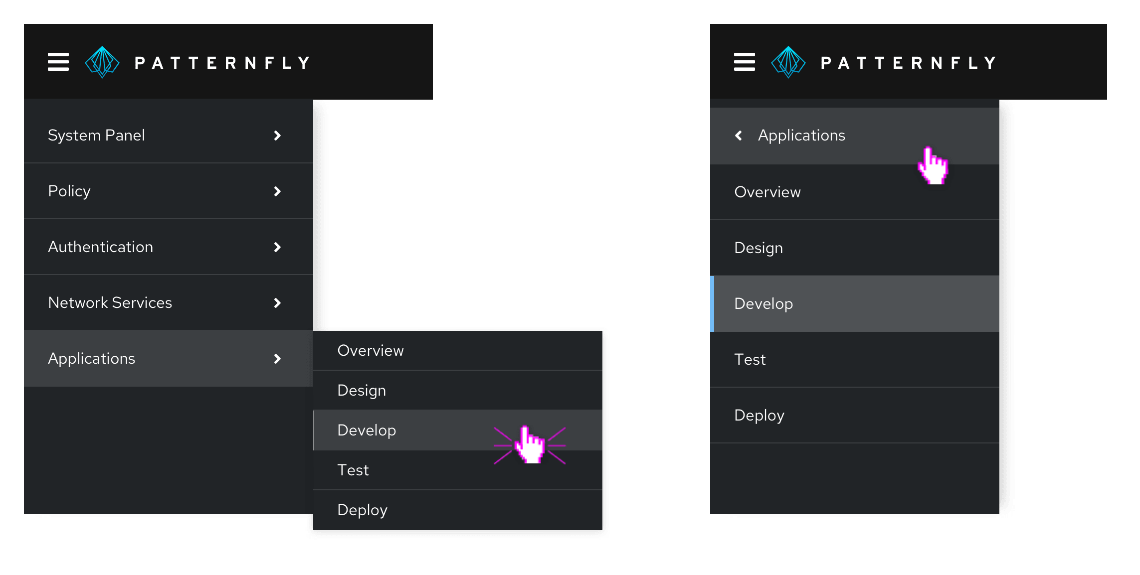 PatternFly • Navigation