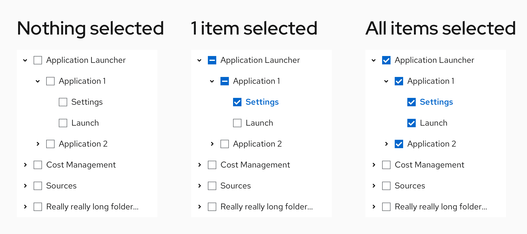 Tree view with checkboxes usage